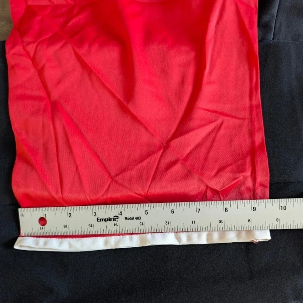 Vintage 60'S Henson Kickernick‎ Pajama Set Women's M Red Nylon Made in USA